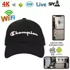 1080P Wifi P2P Security Network Camera App Live streaming Baseball Cap Design