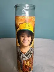 Bobby K Boutique Dustin from Stranger Things 8" White Devotional Saint Candle