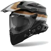 Commander 2 Doom Gold Matt Adventure Helmet