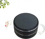Buzzgo Speaker, Buzzgo Mini Speaker Bone Conduction, Portable Small Wireless with Suction Cup, for Bathroom or Outdoor (Black)