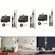Complete DIY Quartz Wall Clock Repair Kit Silent Movement with Serpentine Hands