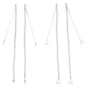 2Pcs Women Intimate Pearl Bras Straps Underwear Shoulder Straps Belt Replacement