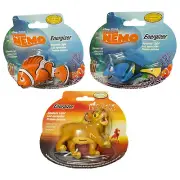 2003 Disney Pixar Finding Nemo, Simba, Dory Energizer Squeeze Light NEW (LOT 3)