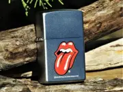 Zippo Lighter - The Rolling Stones - Mick Jagger - Keith Richards - Tongue
