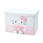 【SANRIO 三麗鷗】角色造型可折疊收納箱 L 附蓋子 HELLO KITTY 凱蒂貓