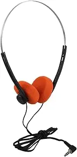 Mipcase Adjustable Lightweight Retro Ear Headphones with Cushioned Ear Pads for Students for Classroom and Library Use Stylish Educational Audio Gear