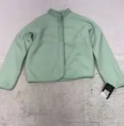 NWT Art Class Girls Fleece Sweater Jacket Snap Front Long Sleeve XL Mint B1-47