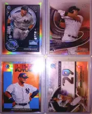 4 JASSON DOMINGUEZ ROOKIE LOT: CHROME REFRACTOR FUTURE RC