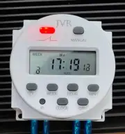 12V Timer Switch - Programmable, Dc/Ac/Solar Battery Powered 12 Volt Timer Relay