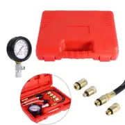 Petrol Engine Compression Tester Tool Cylinder Pressure Test Gauge Kit