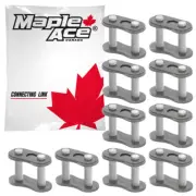80H Connecting Master Link for Heavy Duty Roller Chain Single Strand (Qty 10)