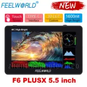 FEELWORLD F6 PLUSX 5.5" 1600nit 4K HDMI On-Camera Video Monitor FHD Touch Screen