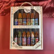 Global Gourmet Hot Sauce Collection Gift Set, 12 bottles, worldwide collection
