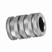 Titanium Alloy Knife Beads Pendant For Outdoor Lanyard Parachute Cord Large HR