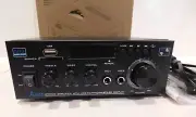 AK-45 Pro MP3 Amplifier Stereo Home Audio USB/SD/MMC/FM/BT/LED Display Brand New