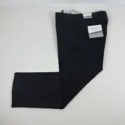 Perry Ellis Portfoliio Men's Modern-Fit Check Dress Pants - Charcoal-32x29