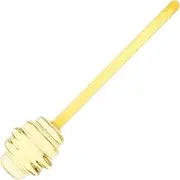 PAMINGONO Practical Stick Long Handle Transparent Honey Stirrer for Easy Drizzling of Syrup Jam and Molasses