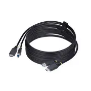 StarTech.com 10ft [3m] HDMI and USB 5Gbps KVM Cable, Up to 4K 60Hz, HDMI 2.0 and
