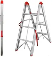 [TRA Australia] 3 Step Aluminium Collapsible Box Stick Ladder with Carry Bag