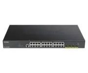 D-Link DGS-1250-28XMP 28 Port Gigabit Smart Managed Switch with 10G Uplinks & Po