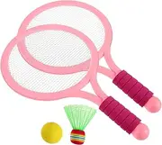 Totority 1 Set Badminton Racket Set Rackets Shuttlecocks for Sports for Promotes Physical Development and Coordination Skills Attractive Design