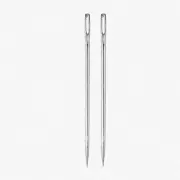 StitchMaster Duo: 4-Inch Stainless Steel Upholstery & Tapestry Needles for Home