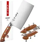 HEZHEN Meat Cleaver,7 Inches,Chinese Chef Knife for Meat and Vegetable,Kitchen K