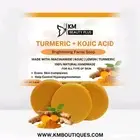 3 Pack Turmeric Glow Soap - Handmade Skin Brightening with Lemon & Kojic Acid