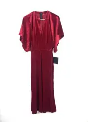 Norma Kamali Womens Obie Dress To Mid Calf Tango Size Small