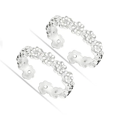 Indian traditional 925 Sterling Pure Silver Toe Ring for Women and girls