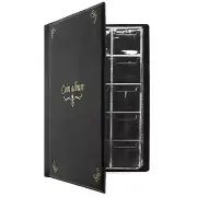 Coin Collection Holder Album for Collectors with 150 Pockets, Black