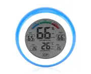 Indoor Digital Hygrometer Thermometer Lcd Display Humidity Temperature Meter Blue