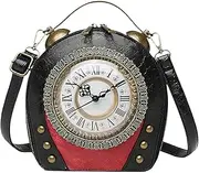 [Tadill] Clock Purse Female Unique Women Shoulder Bag for Events Commuting Travel Party