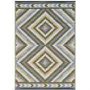 Reversible Outdoor Plastic Mat - Chatai Illusion-Multi