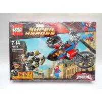 在飛比找蝦皮購物優惠-LEGO 樂高 76016 超級英雄 蜘蛛人 神力人 綠惡魔