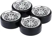 4Pcs/Set 1/10 Drift Car Tires Hard Tyre for Traxxas HSP Tamiya HPI Kyosho On-Road Drifting Car