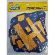 SpongeBob SquarePants Happy Birthday Banner Party Supplies Jointed NEW