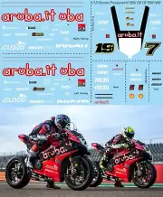 1/12 Decals for Ducati Panigale V4 Superbike 2019 Bautista Chaz Decal TBD760