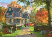Eurographics The Blue Country House 1000 Piece Jigsaw Puzzle By Dominic Davison