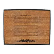 The Sound Of Silence - Funny Novelty Doormat Man Cave Floor mat