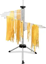 2-in-1 Detachable Pasta Maker, Pasta Roller Noodle Maker and Pasta Drying Rack, Pasta Maker Machine for Spaghetti, Fettuccini, Lasagna or Dumpling Skins