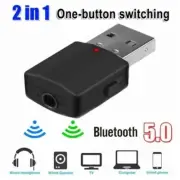 USB Bluetooth 5.0 Adapter Bluetooth Transmitter Receiver Wireless Audio 3.5mm