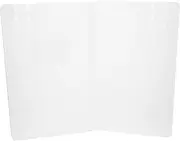 VILLFUL Sneeze Guard Shield Divider Panel for Desktop Easy Installation Protection Screen for Students and Employees Practical Material Visibility Barrier
