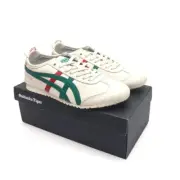 Onitsuka Tiger MEXICO 66 Sneakers Unisex Skateboarding WHITE BIRCH GREEN GOLD