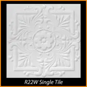 DIY Decor Glue-up Styrofoam Ceiling Tile 20 in x 20 in R22W 8/Lot (21.12 S/F)