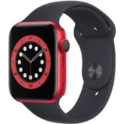 Apple Watch Series 6 44mm PRODUCT(RED) Aluminium Case GPS + Cellular Sports Band [~Renewed]