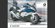 2016 BMW S1000 RR USA model owner's manual (reprint)