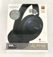 Cleer Alpha Active Noise Cancelling Wireless Bluetooth Headphones Midnight Blu