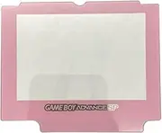 Replacement Glass Screen Lens Cover Protector Glass Mirror for Gameboy Advance SP GBA SP Pink