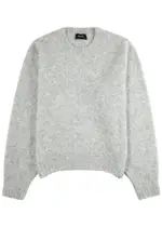 Represent Logo Alpaca-blend Jumper - Grey - M M